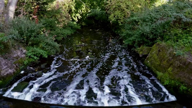 3DR Solo over The River Maun -